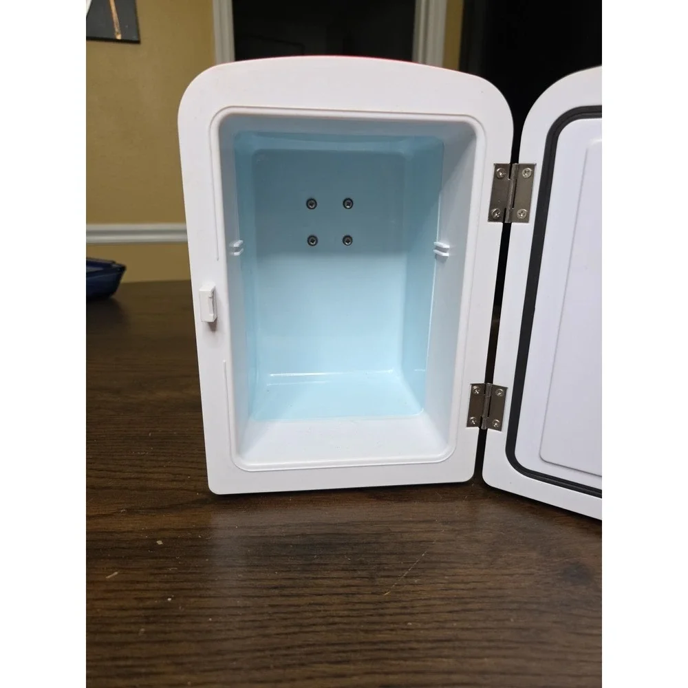 Coca-Cola Mini Fridge, 6 Can Mini Fridge, Cooler & Heater, Personal Retro Fridge